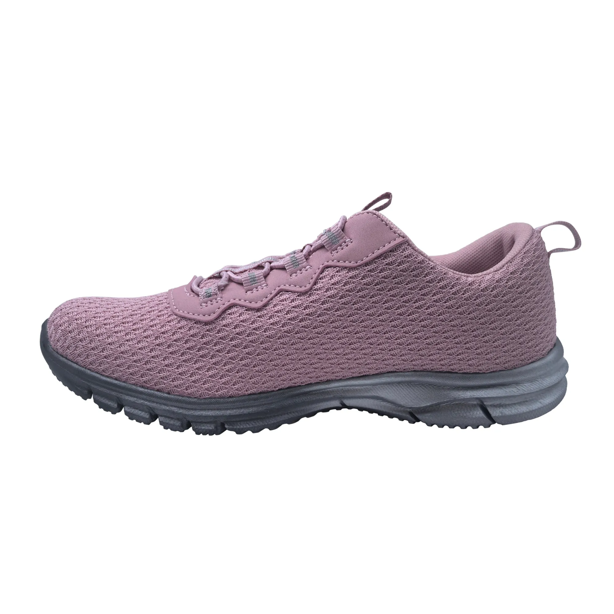 ACX ACTIVE Women's Metallic Bungee Knit Slip-On's