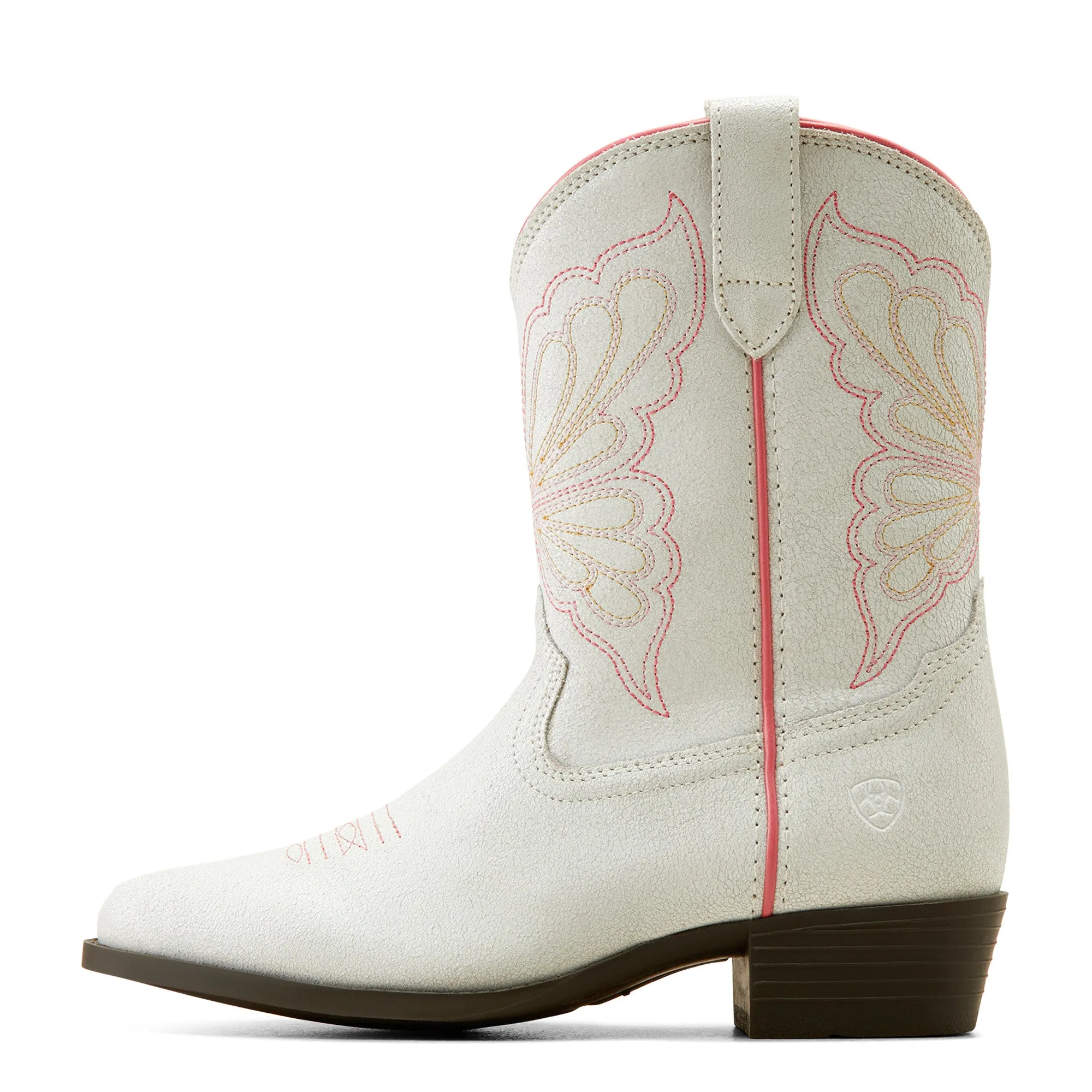 Ariat Girls Heritage Butterfly Ivory Boots