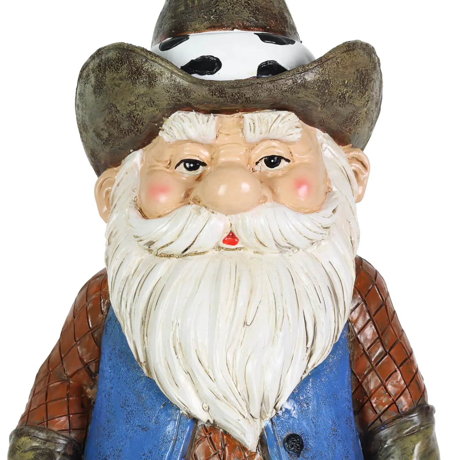 Bronco Billy Cowboy Gnome Garden Statue, 6 by 13.5 Inches