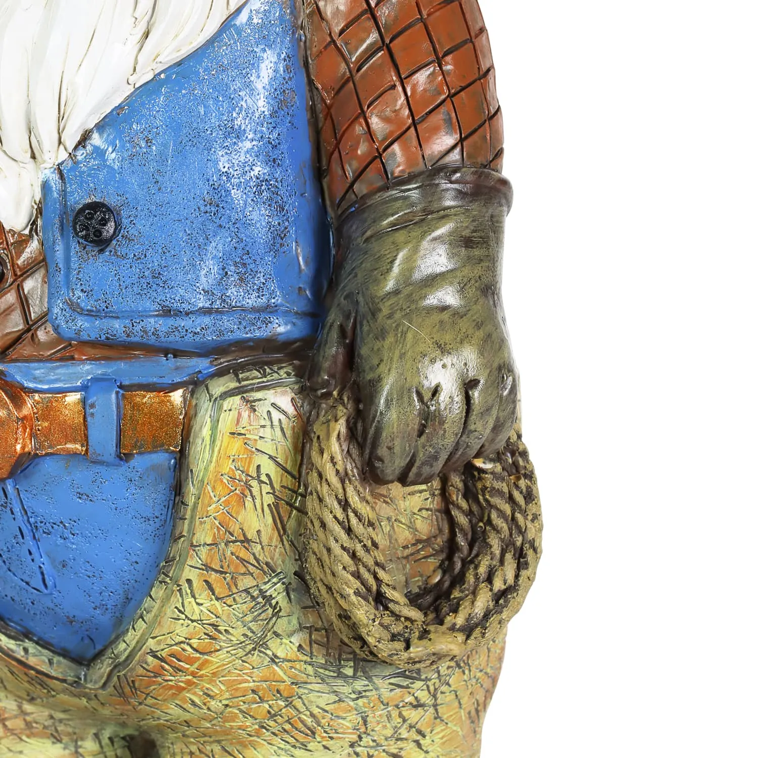 Bronco Billy Cowboy Gnome Garden Statue, 6 by 13.5 Inches