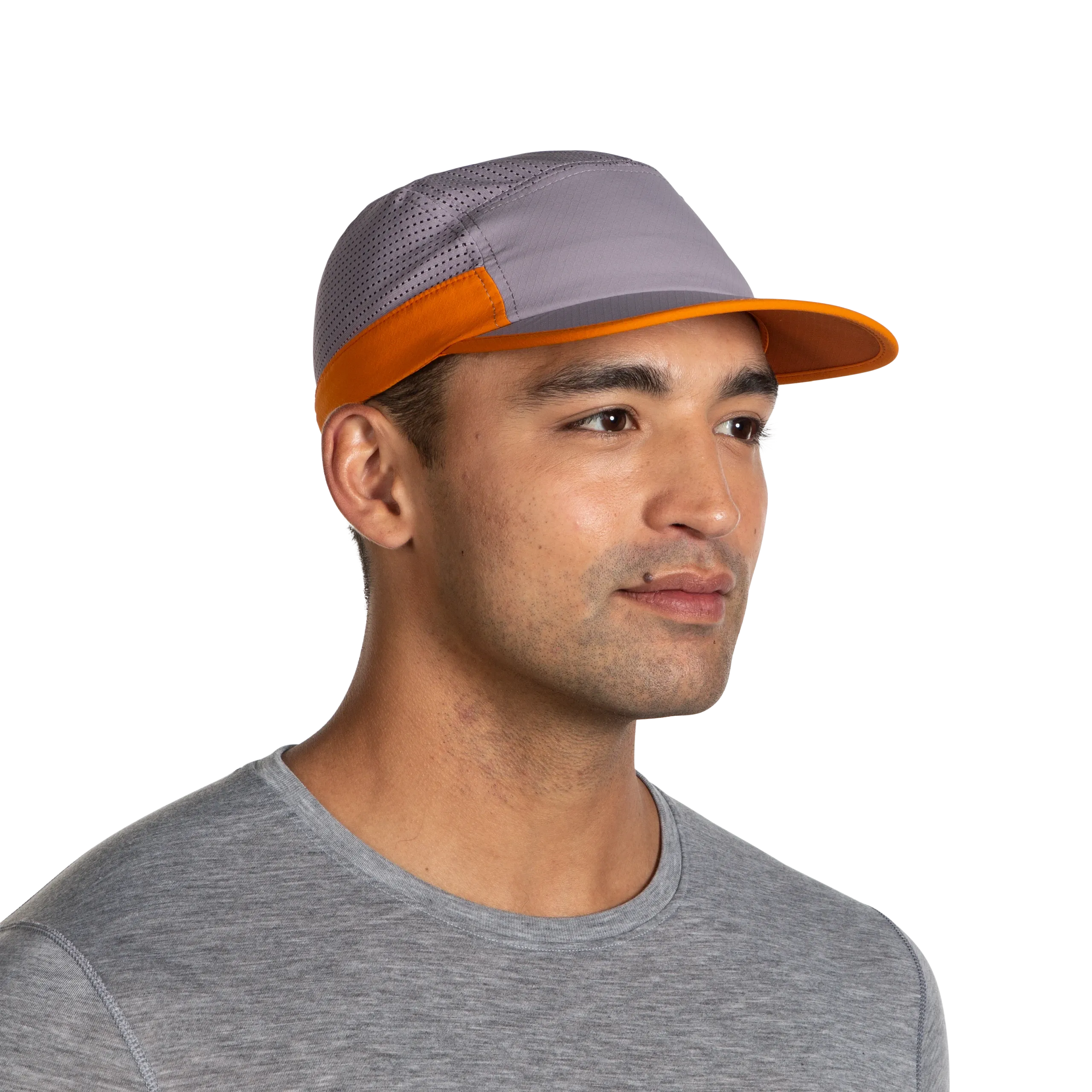 Brooks | Propel Mesh Hat | Unisex | Frosted Lead/Paprika