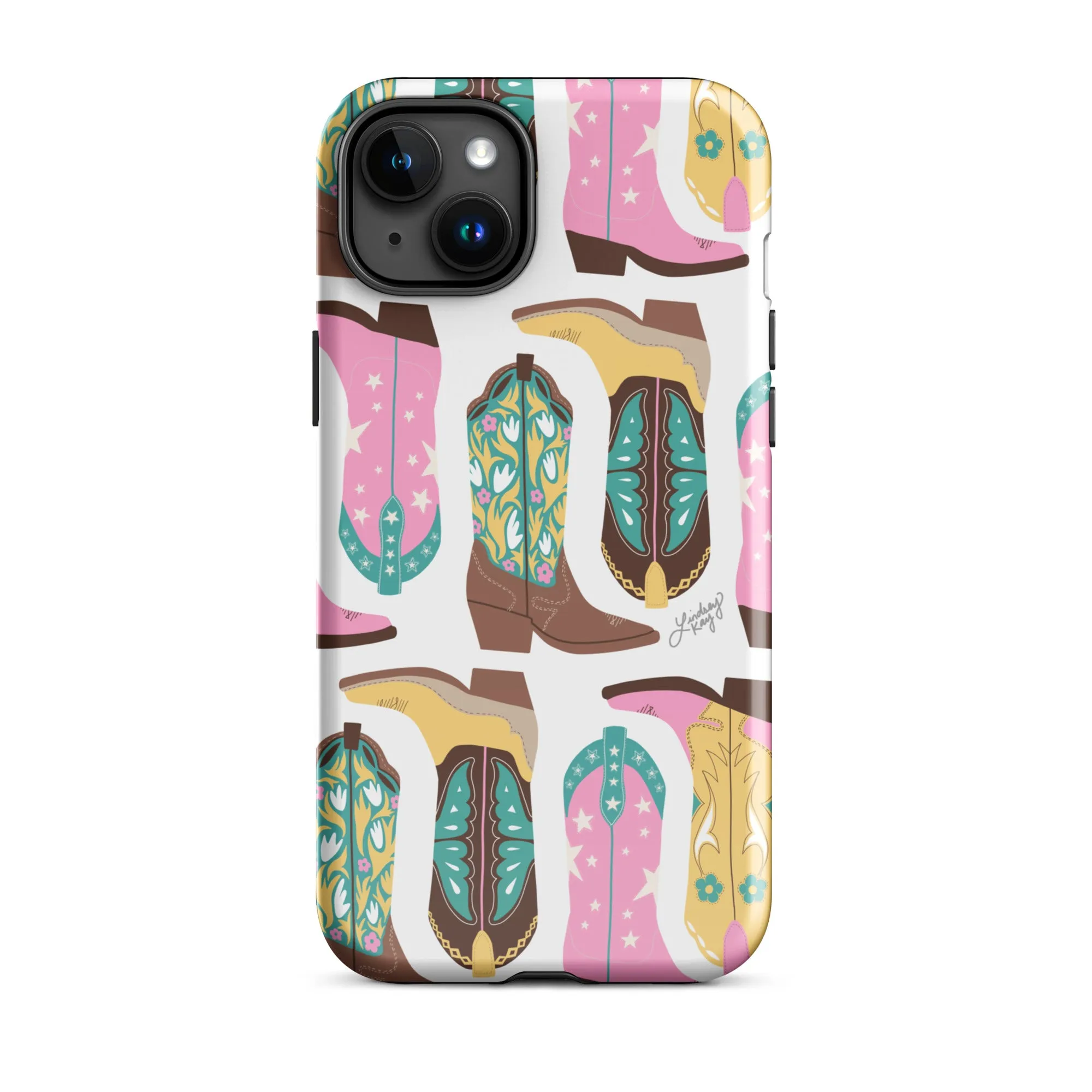 Cowboy Boots Illustration - Tough Case for iPhone®
