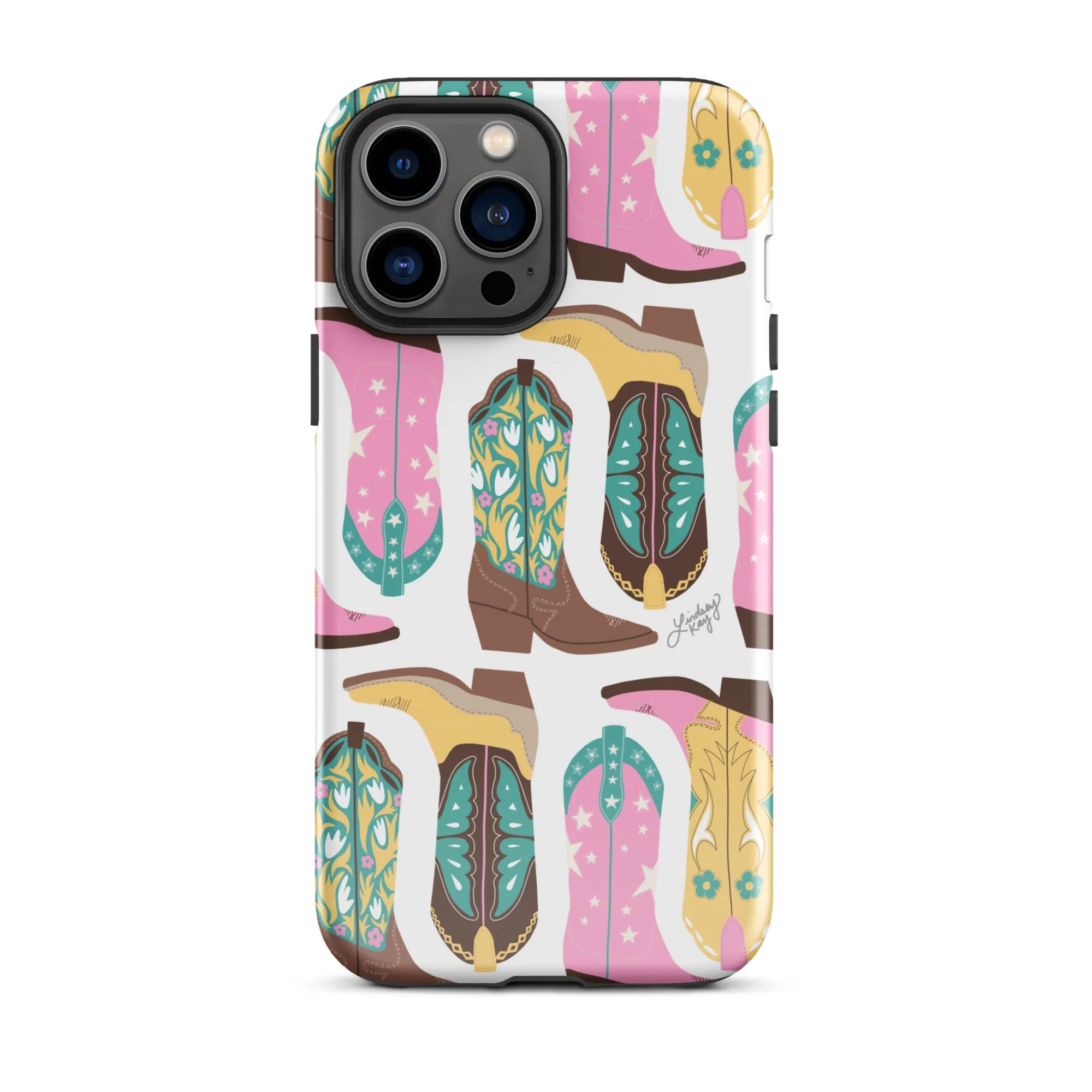 Cowboy Boots Illustration - Tough Case for iPhone®