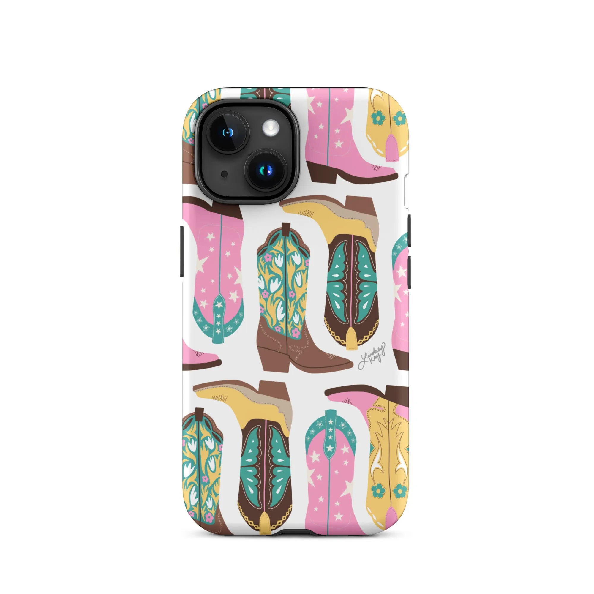 Cowboy Boots Illustration - Tough Case for iPhone®