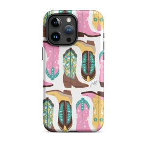 Cowboy Boots Illustration - Tough Case for iPhone®