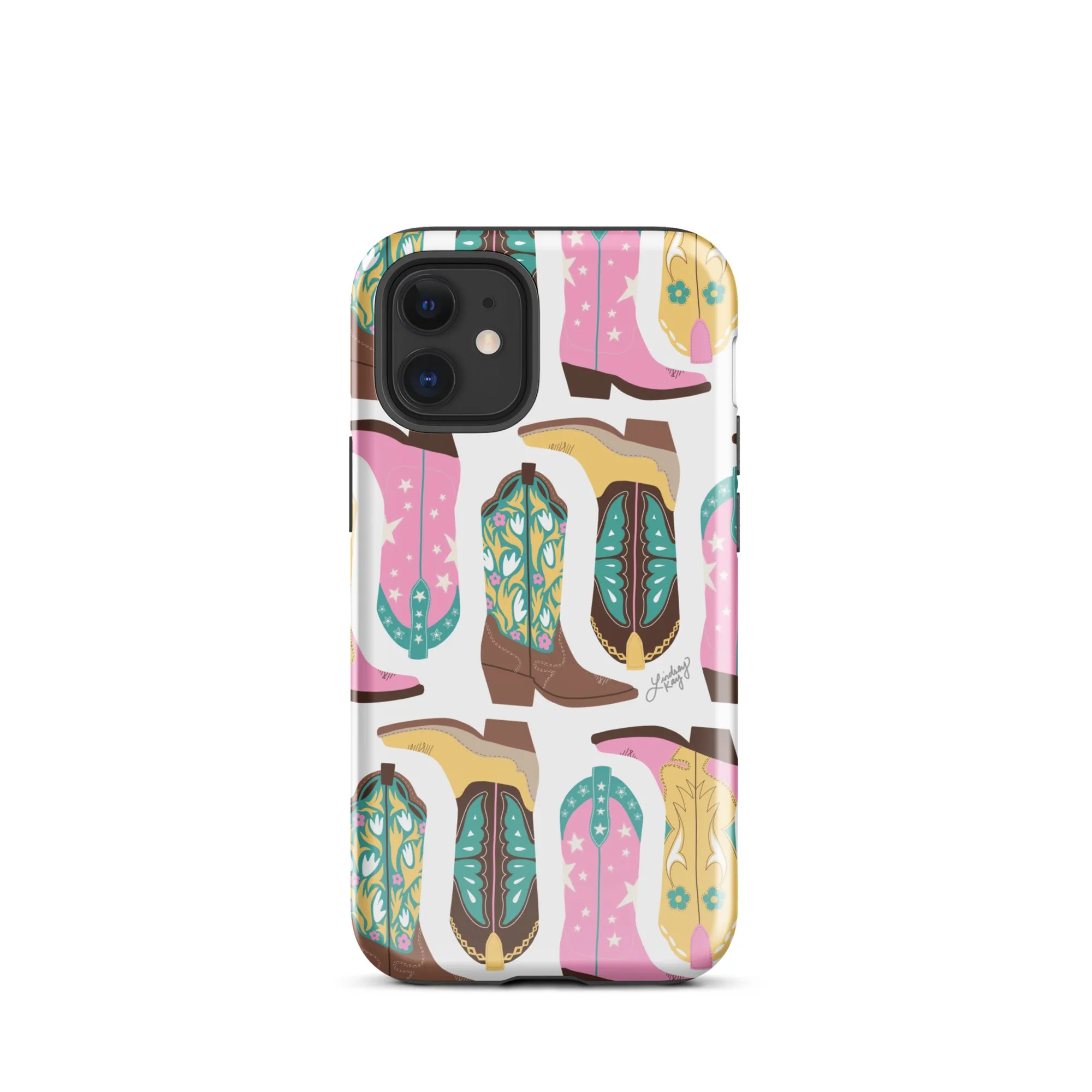 Cowboy Boots Illustration - Tough Case for iPhone®