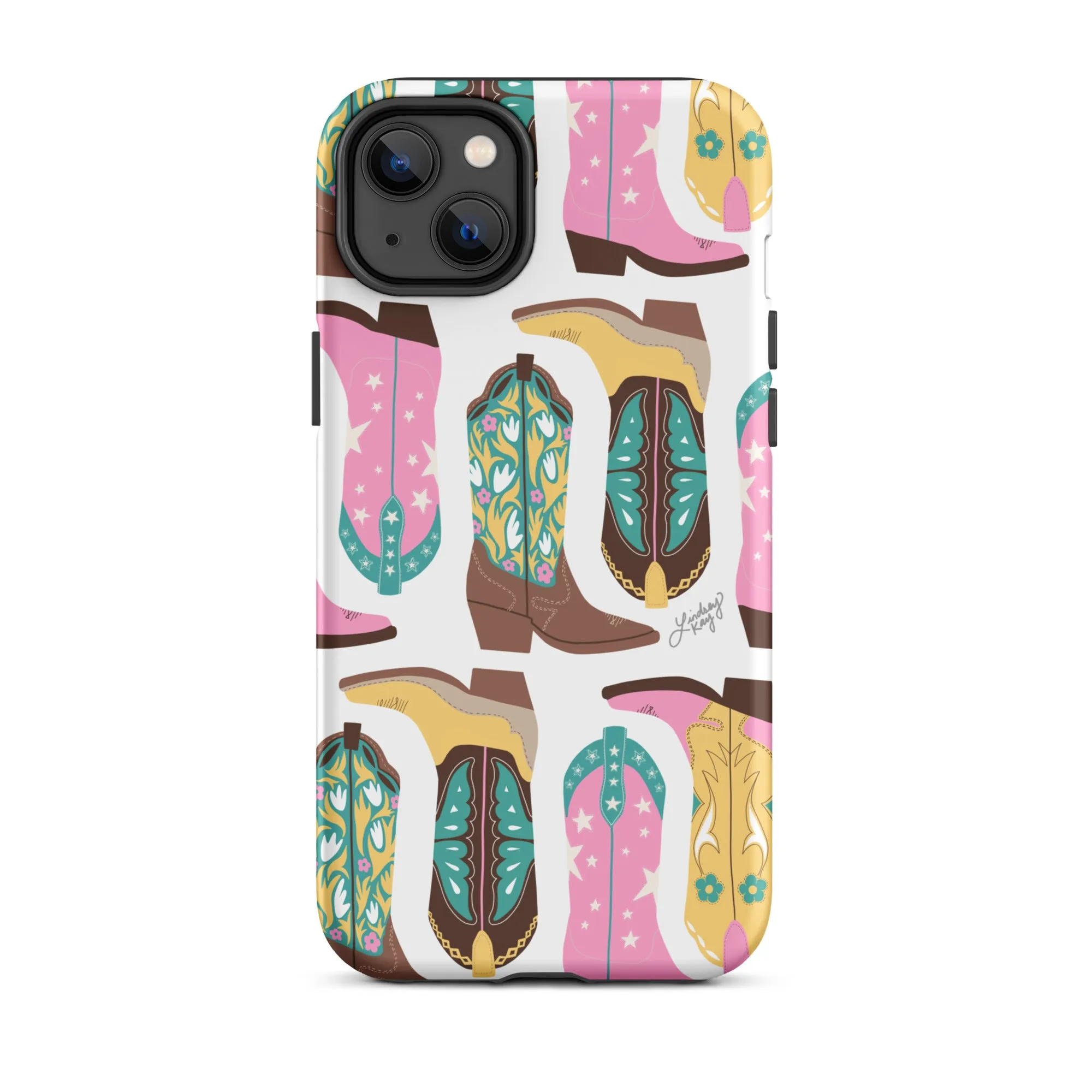 Cowboy Boots Illustration - Tough Case for iPhone®