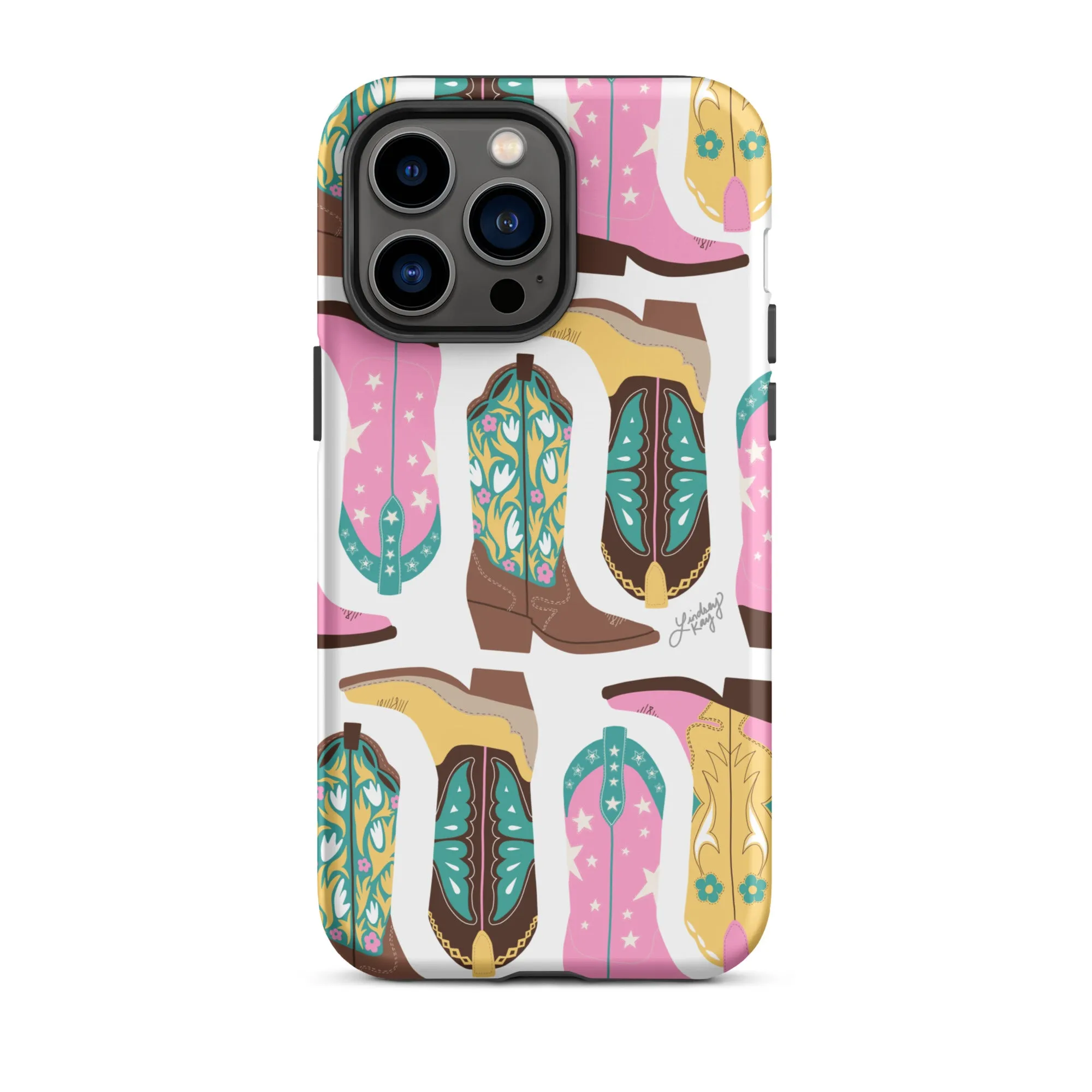 Cowboy Boots Illustration - Tough Case for iPhone®