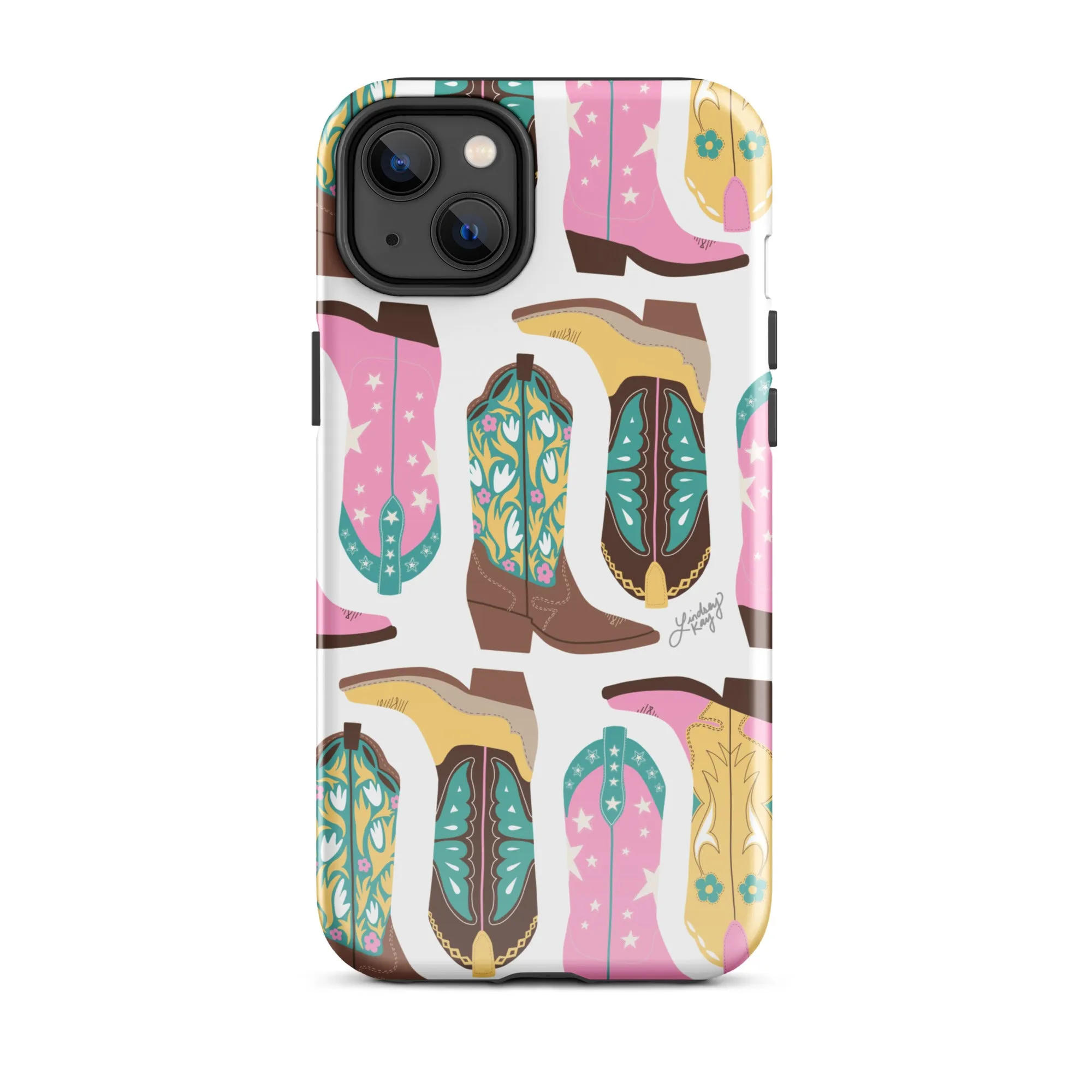Cowboy Boots Illustration - Tough Case for iPhone®