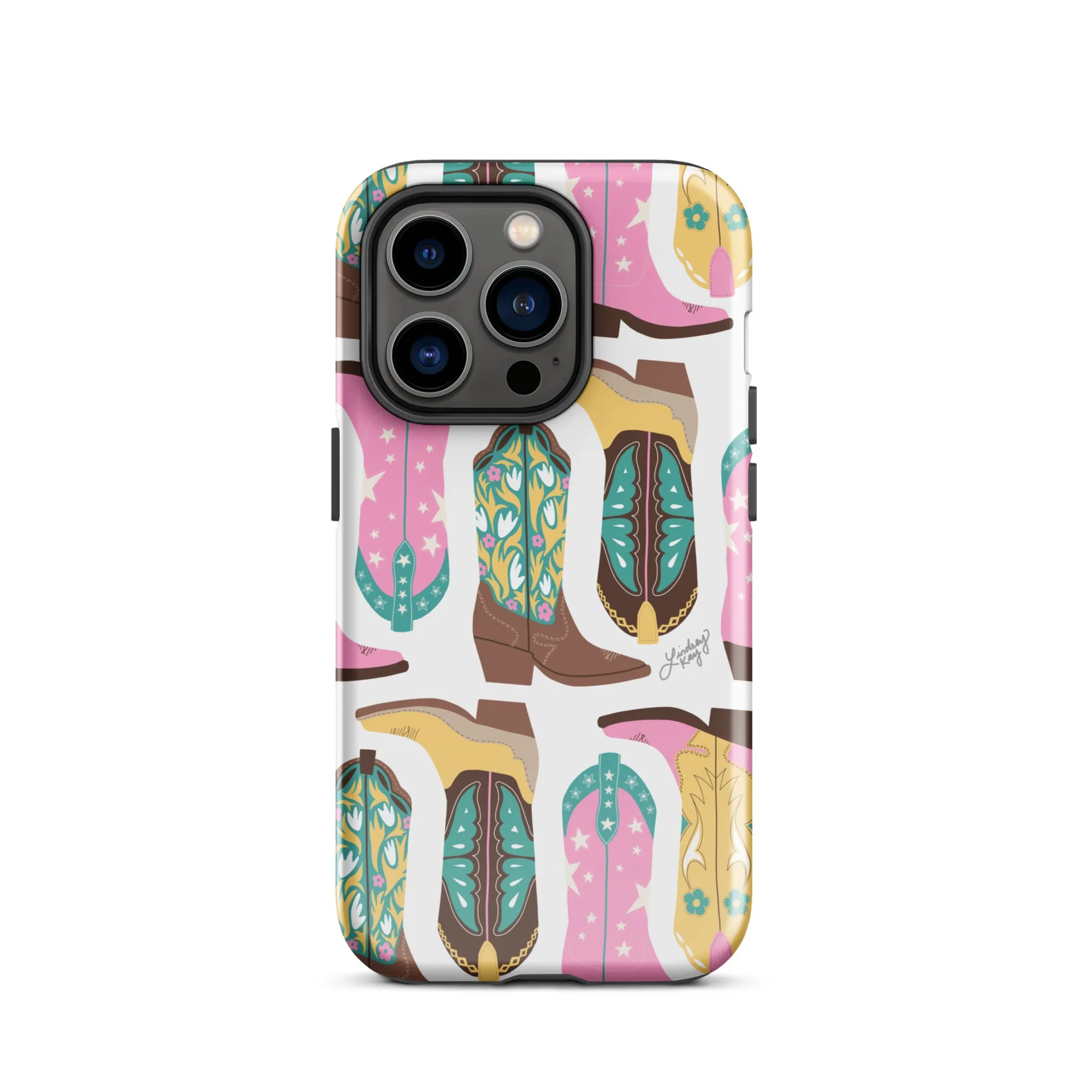 Cowboy Boots Illustration - Tough Case for iPhone®