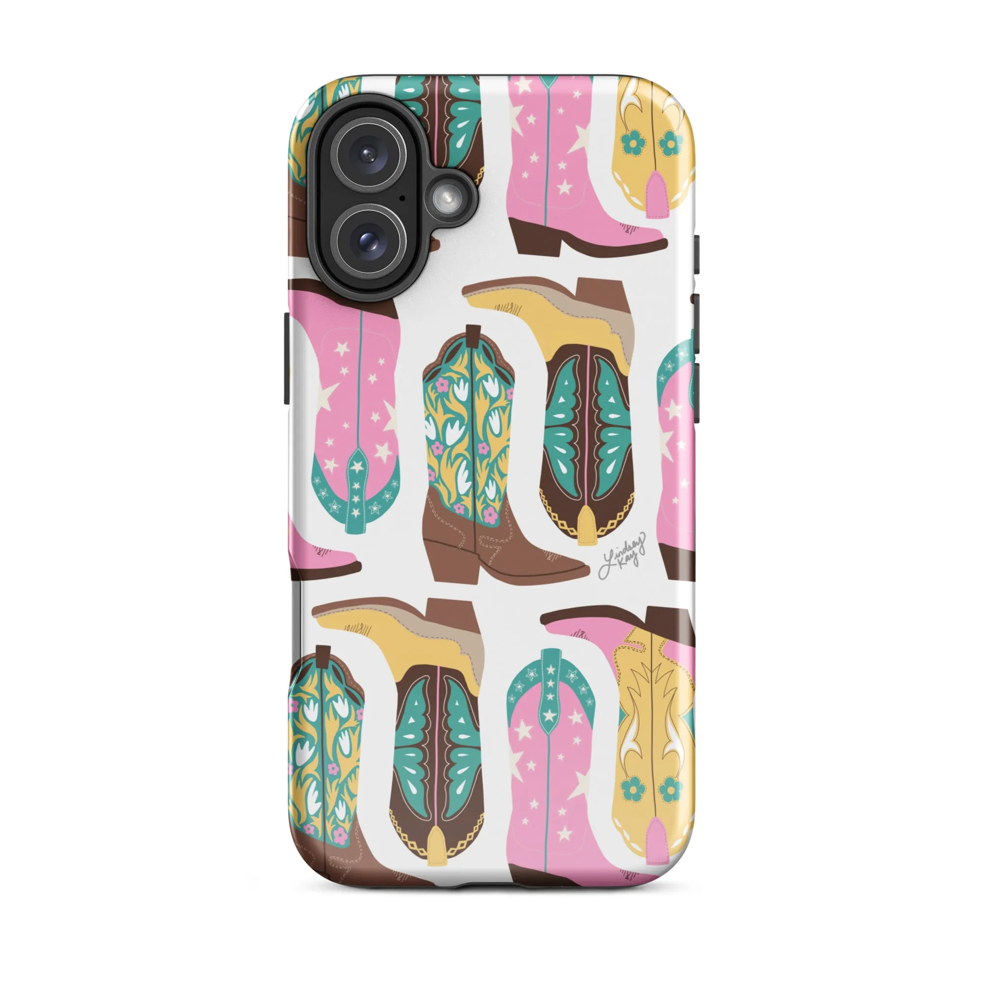 Cowboy Boots Illustration - Tough Case for iPhone®