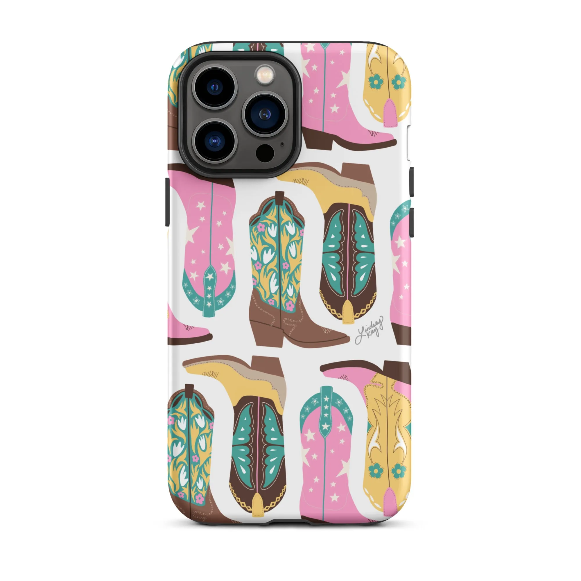 Cowboy Boots Illustration - Tough Case for iPhone®