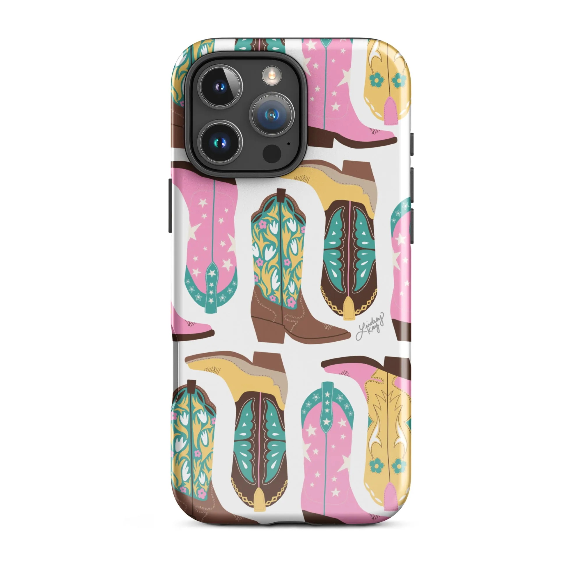 Cowboy Boots Illustration - Tough Case for iPhone®