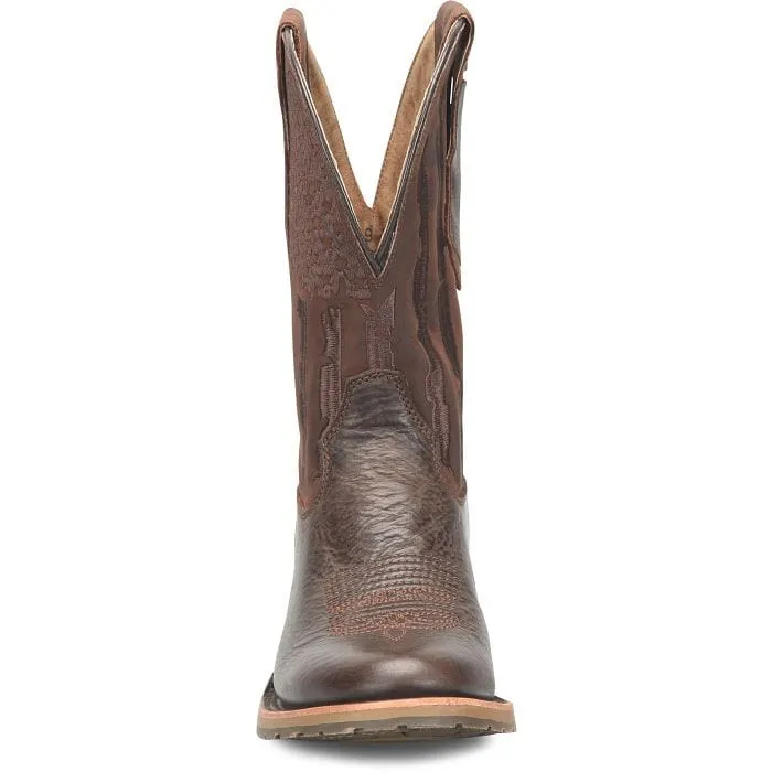 Double H Men's Beryl Dark Brown Roper Toe Western Boots DH7032