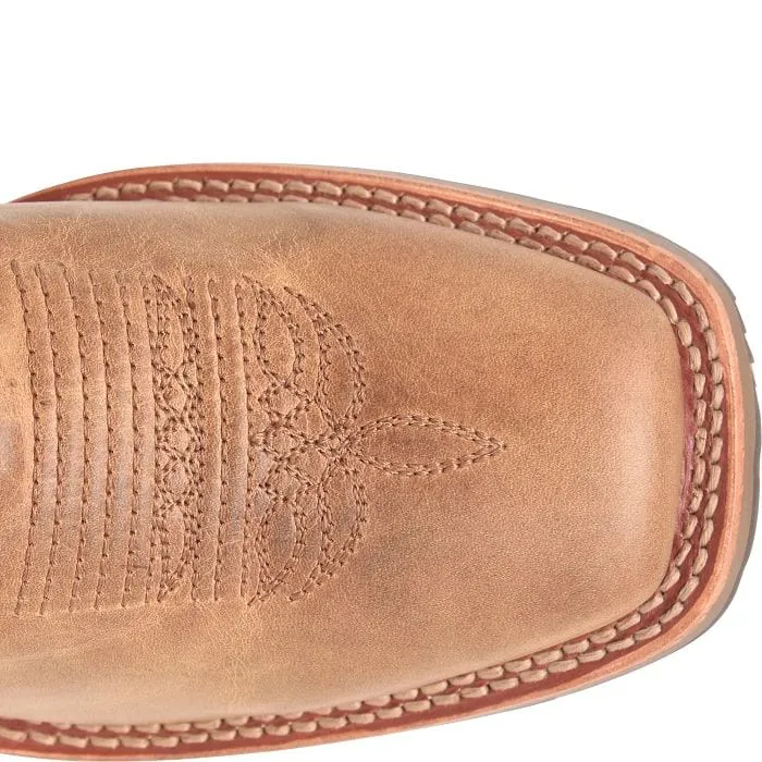 Double H Men's Covada Medium Brown Square Toe Western Boots DH7033