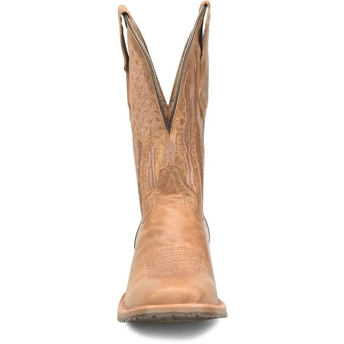 Double H Men's Covada Medium Brown Square Toe Western Boots DH7033
