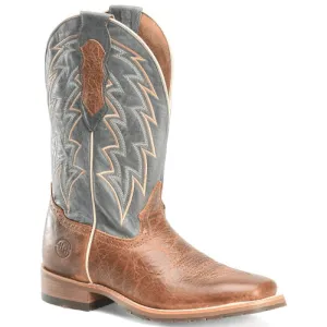 Double H Men's Leland Blue Square Toe Western Boots DH7026