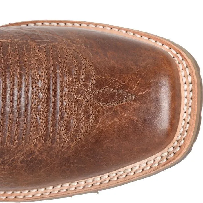 Double H Men's Leland Blue Square Toe Western Boots DH7026