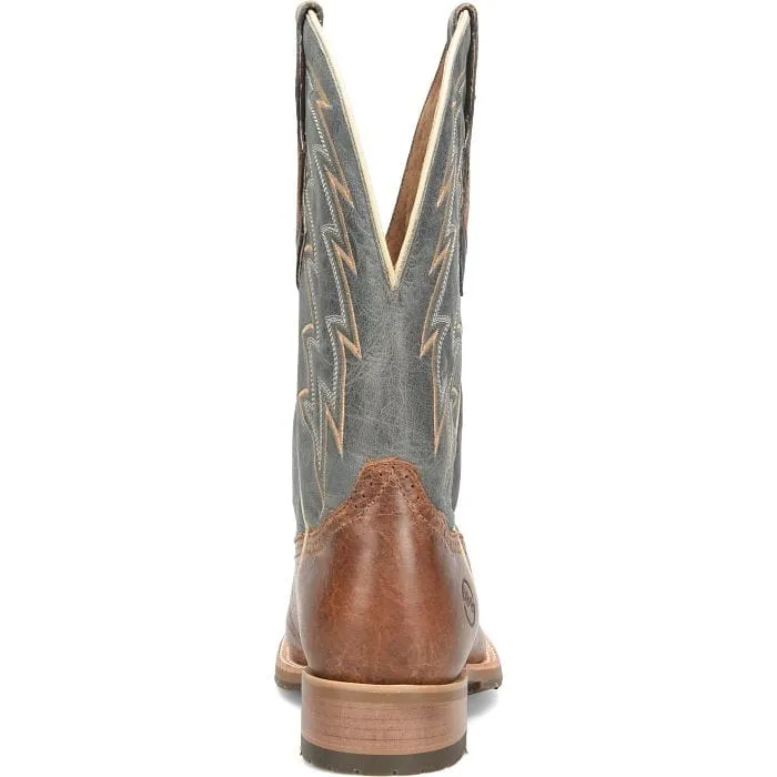Double H Men's Leland Blue Square Toe Western Boots DH7026