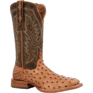 Durango Men's PRCA Full Quill Ostrich Square Toe Exotic Western Boots DDB0472