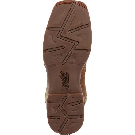 Durango Men's Rebel Dark Chestnut/Hunter Green Western Boots DDB0390