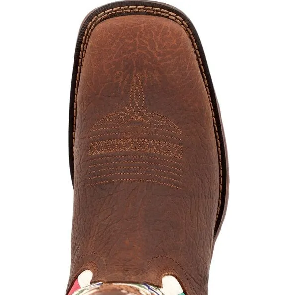 Durango Men's Rebel Mexico Flag Square Toe Western Boots DDB0430