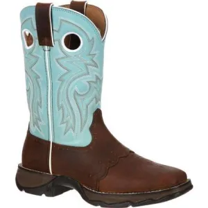 Durango Women's Powder N' Lace Square Toe Cowboy Boots RD3471