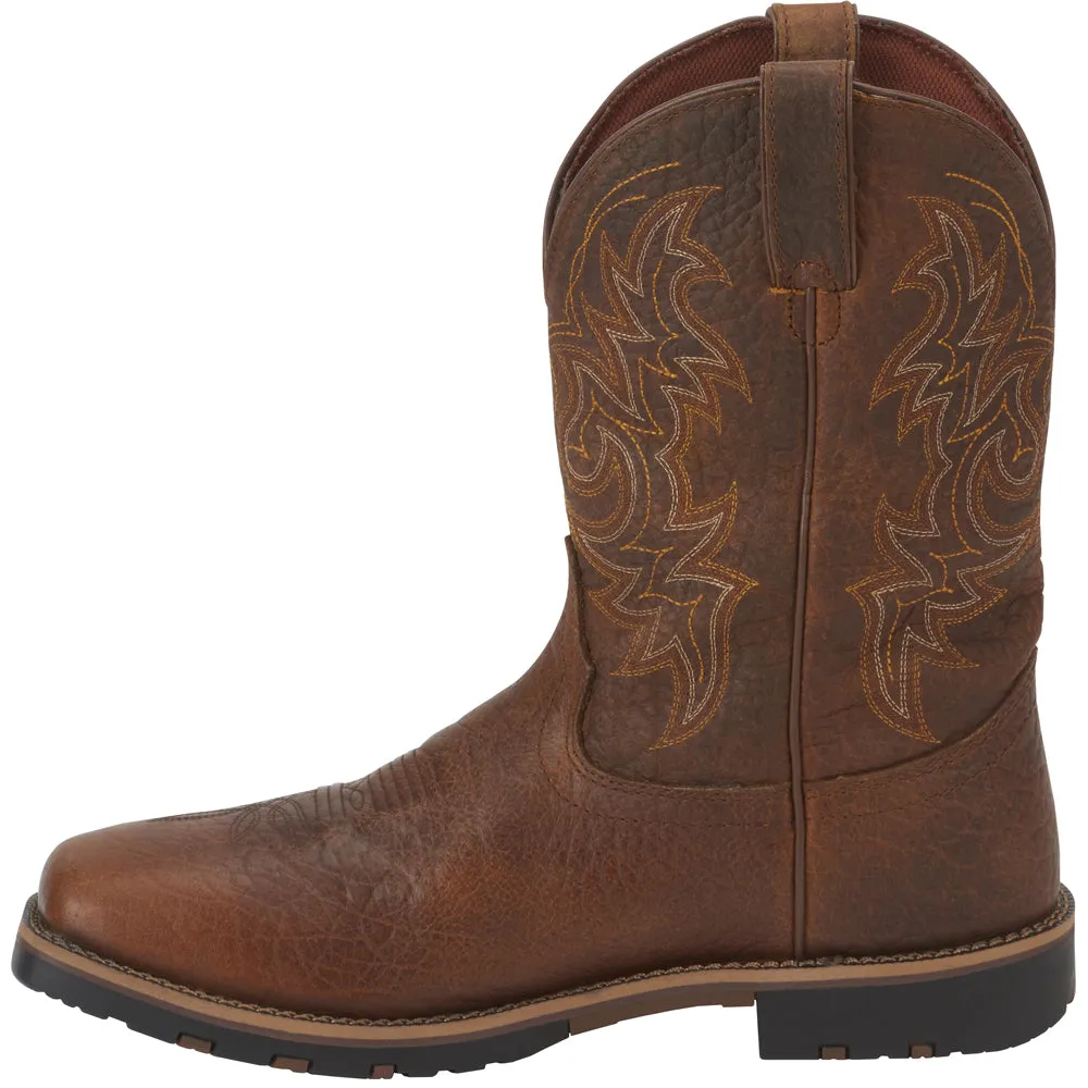 Fireman Square Toe Cowboy Boots