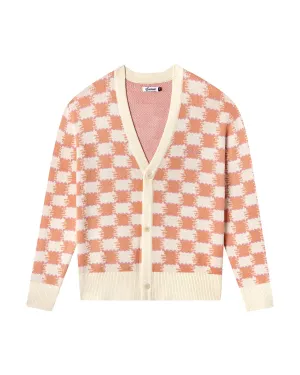 Hazy Checker Cardigan