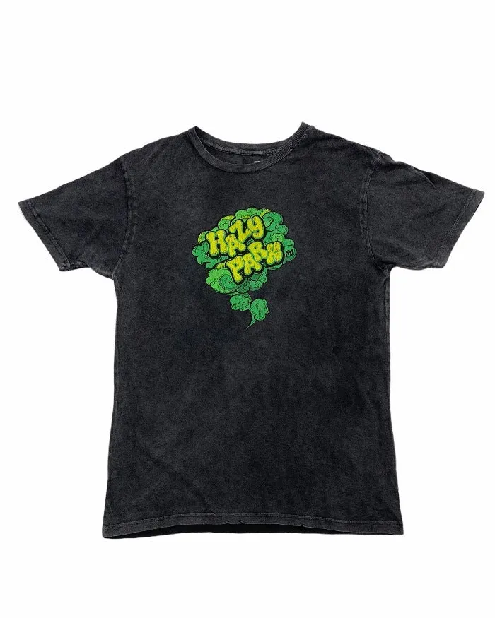 Ink Detroit Hazy Park Mineral Wash T-Shirt - Black
