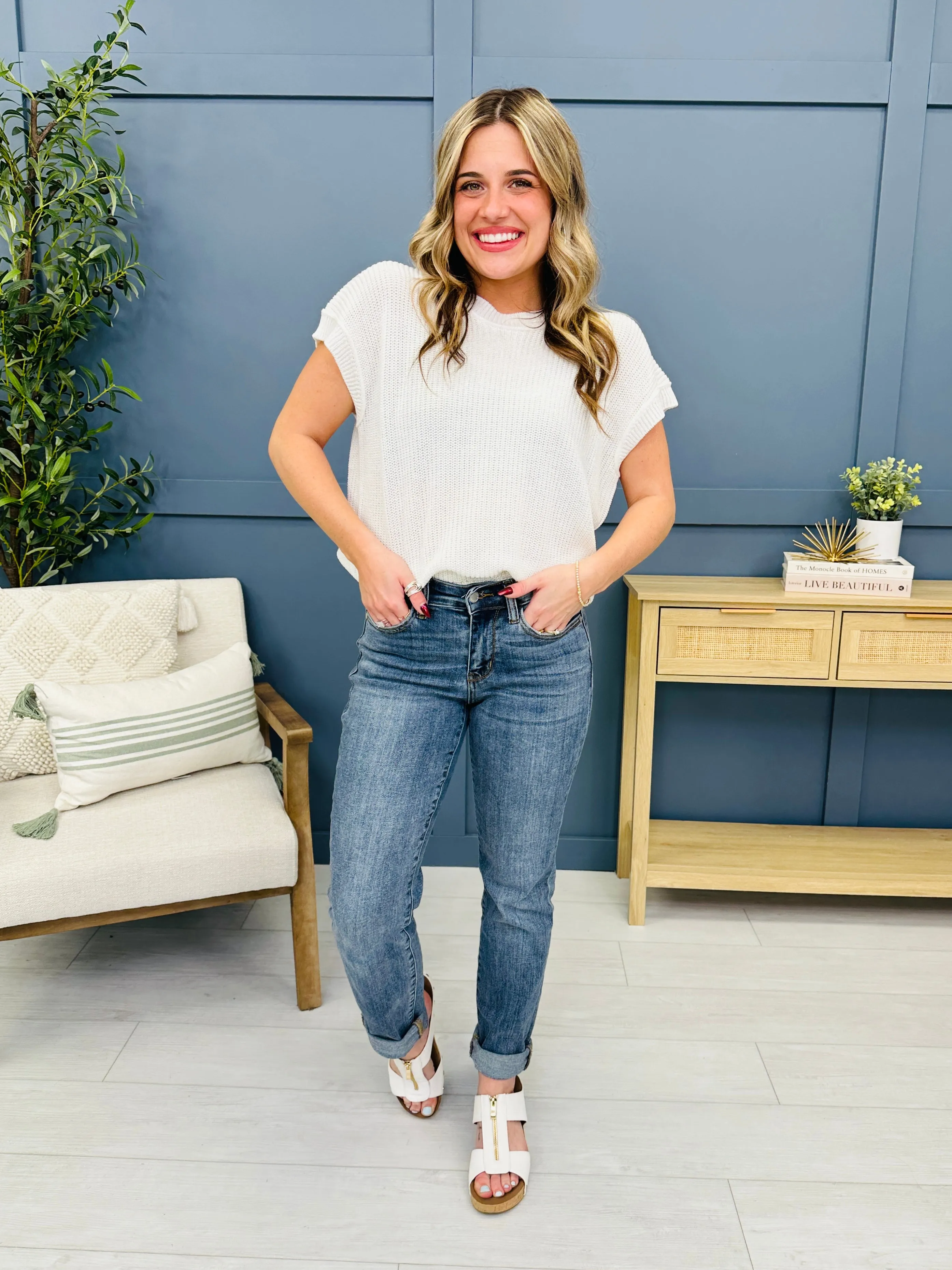 Judy Blue Instant Classic Slim Fit Jeans in Reg/Curvy
