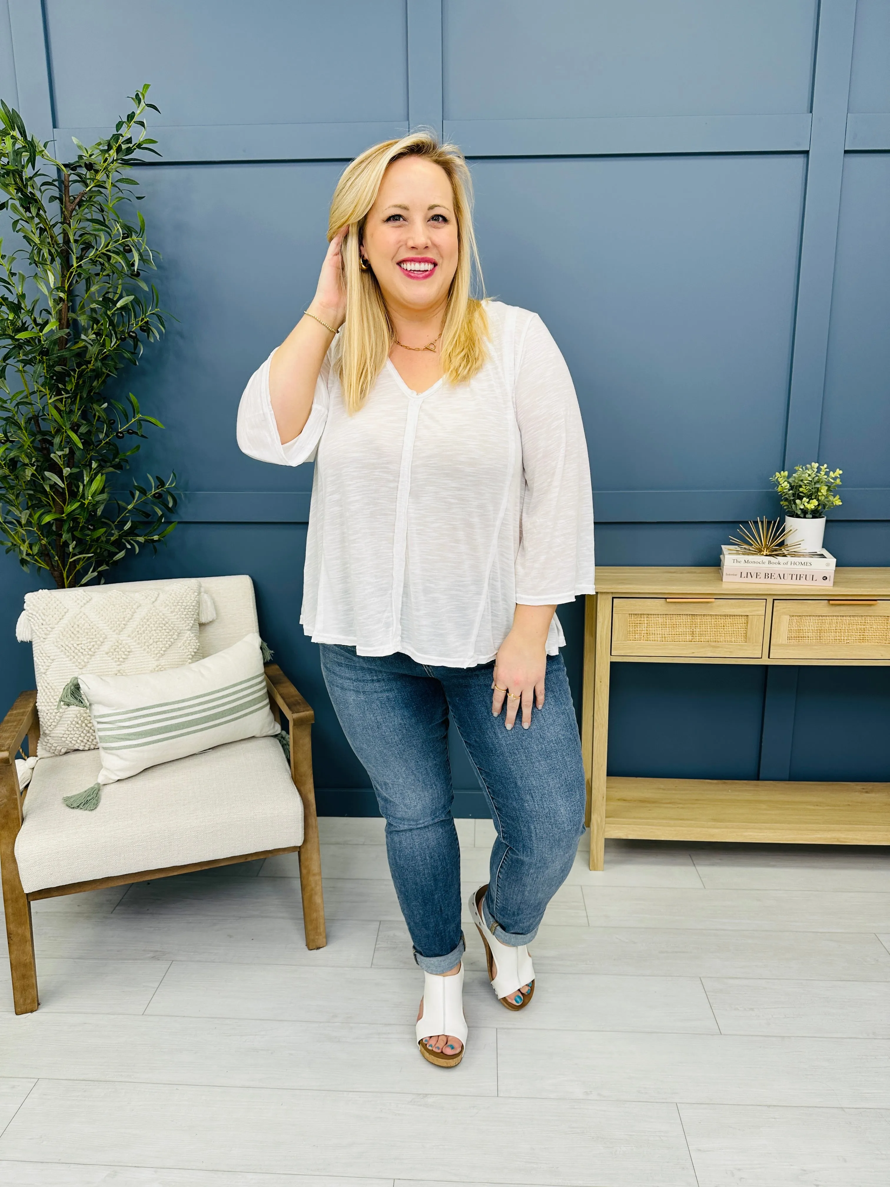 Judy Blue Instant Classic Slim Fit Jeans in Reg/Curvy