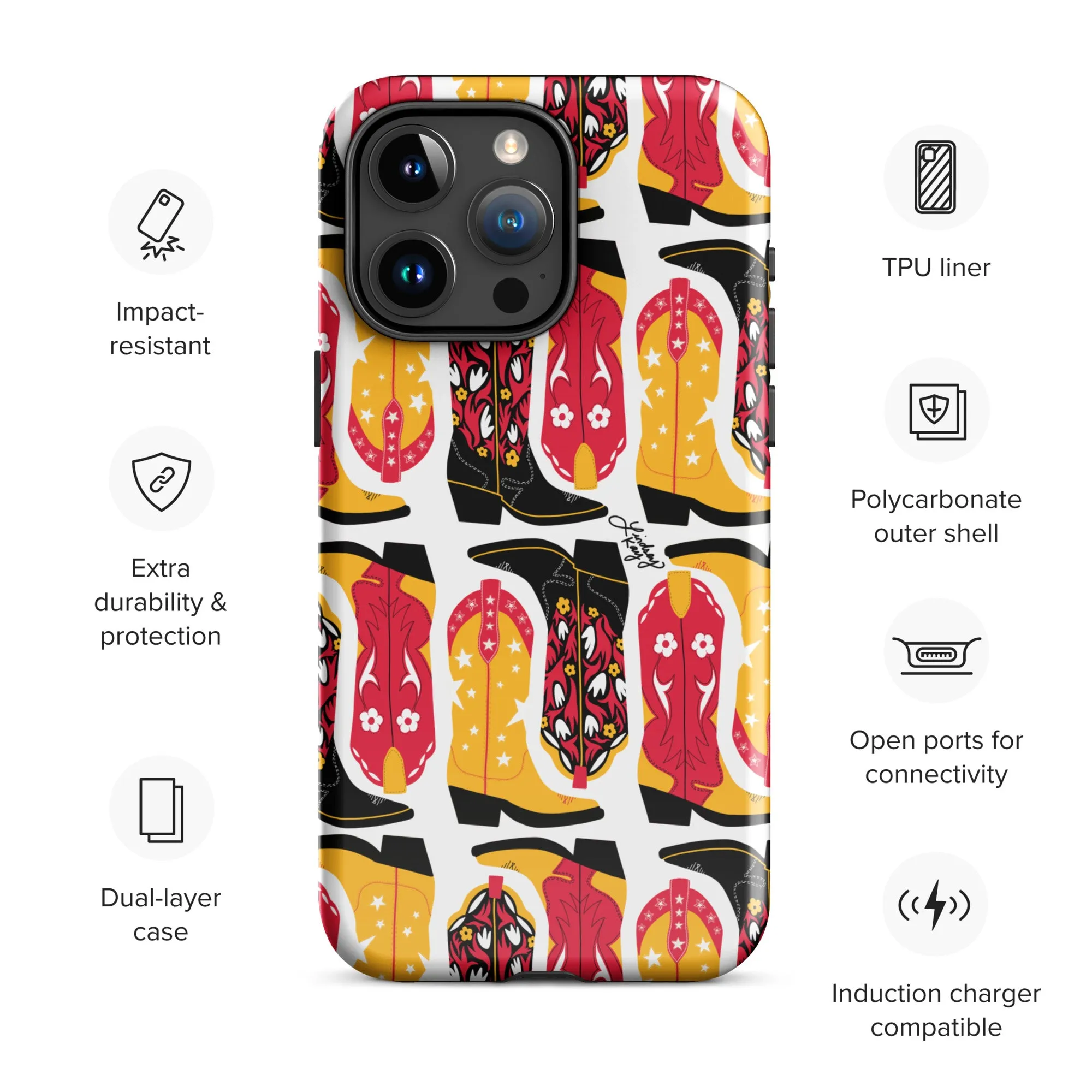 Kansas City Chiefs Cowboy Boots - Tough Case for iPhone®