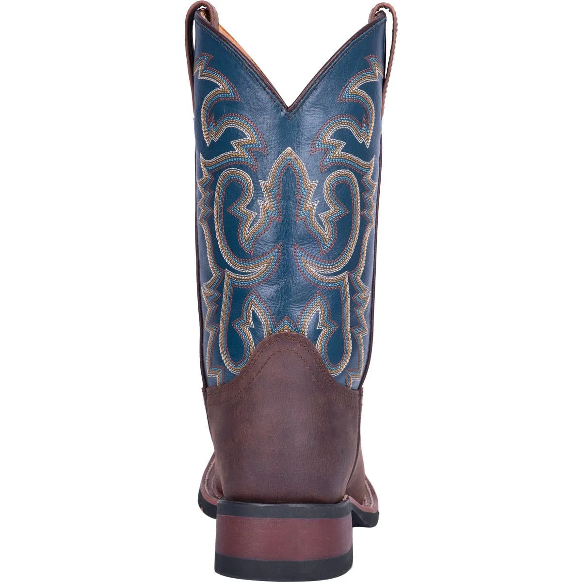 Laredo Men's Hamilton Tan/Blue Leather Cowboy Boots 7936