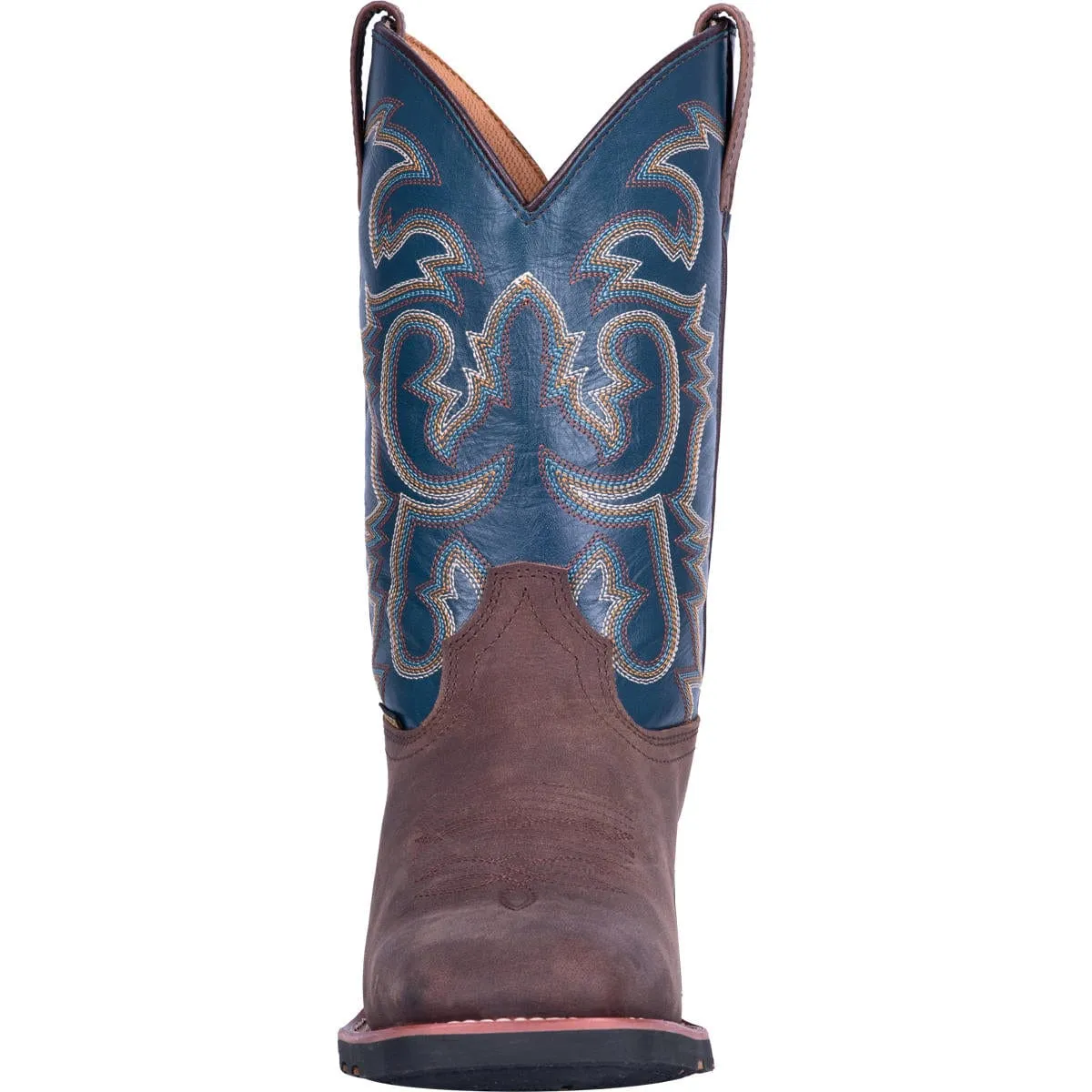 Laredo Men's Hamilton Tan/Blue Leather Cowboy Boots 7936