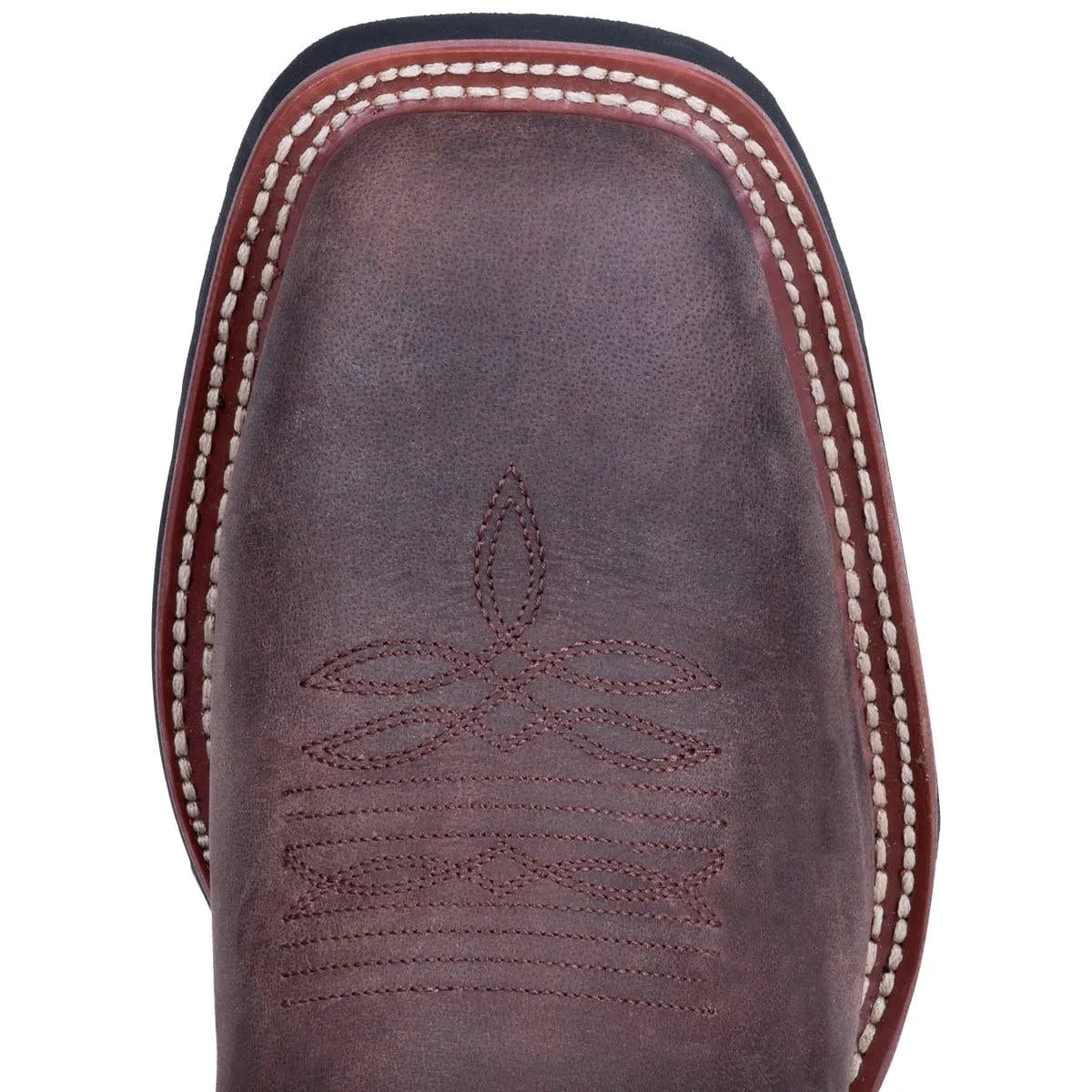 Laredo Men's Hamilton Tan/Blue Leather Cowboy Boots 7936