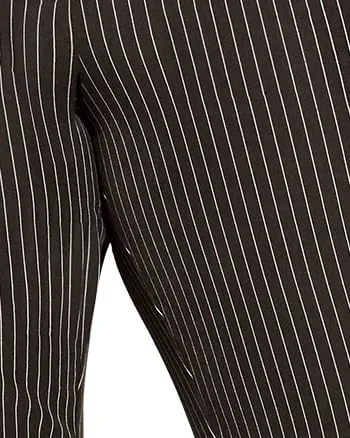 Penelope Pant | Black Pinstripe