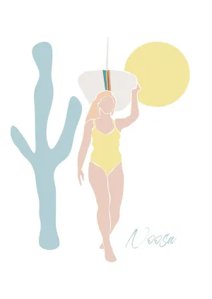 Postcard Mellow Yellow