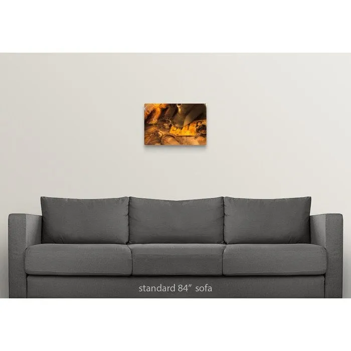 "Cowboy boots with hat and spurs on Texas license plate" Canvas Wall Art