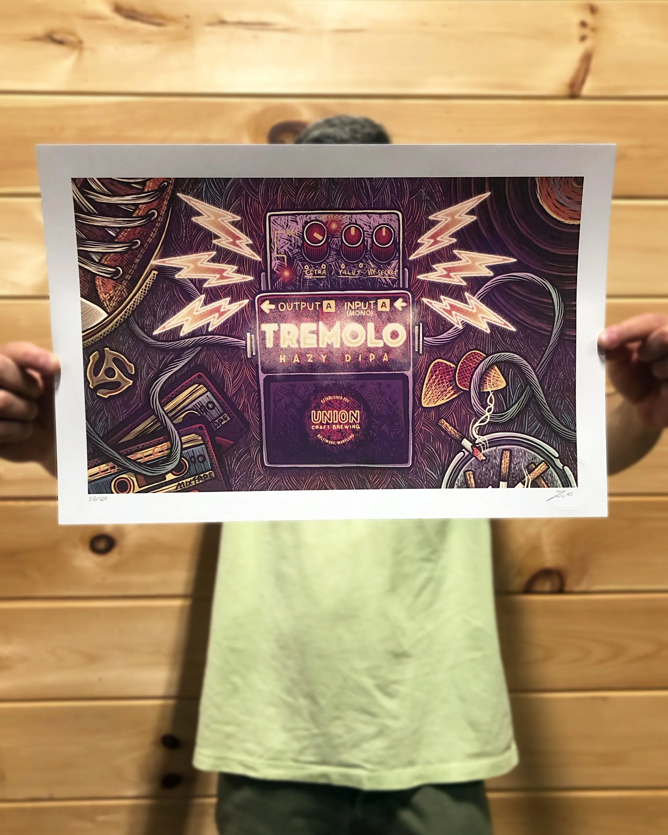 "Tremolo Hazy DIPA" Print by Suburban Avenger