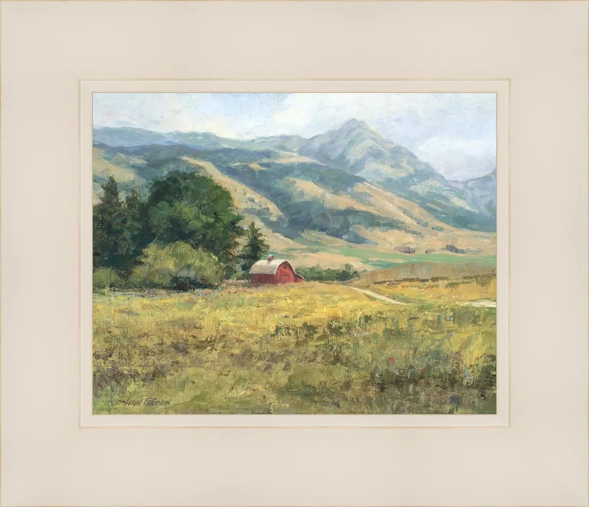 Red Barn in The Wilderness