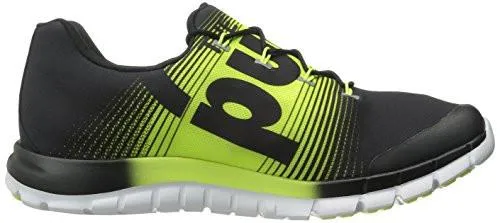 Reebok Zpump Fusion Running Shoe Blacksolar Yellowwhite 10.5 M US