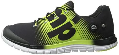 Reebok Zpump Fusion Running Shoe Blacksolar Yellowwhite 10.5 M US