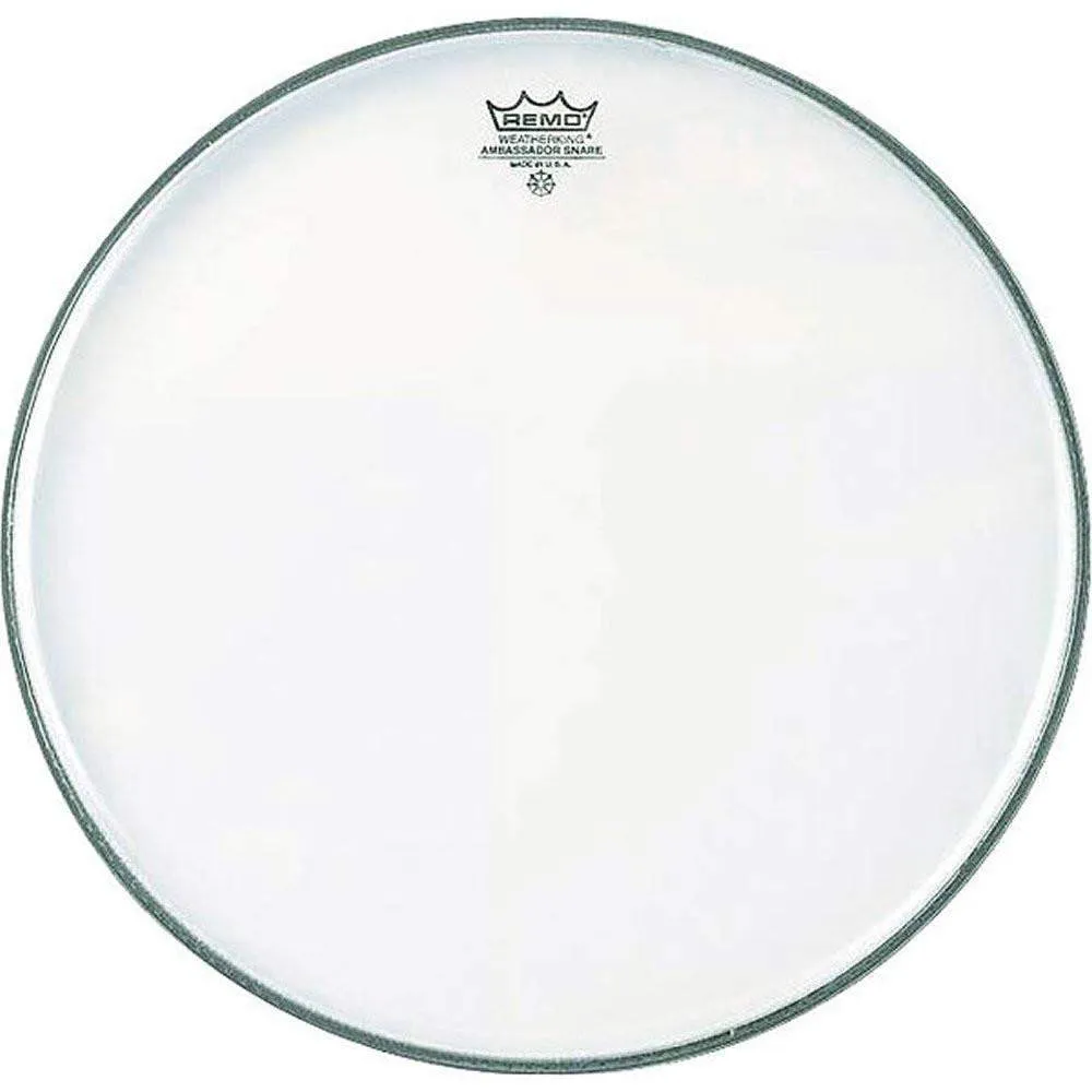 Remo Ambassador Clear 14 Inch Drum Head Hazy Snare Side