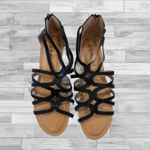 Sandals Heels Kitten By Esprit In Black, Size: 9