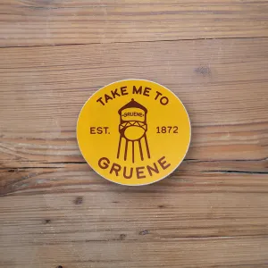 Take Me to Gruene Sticker