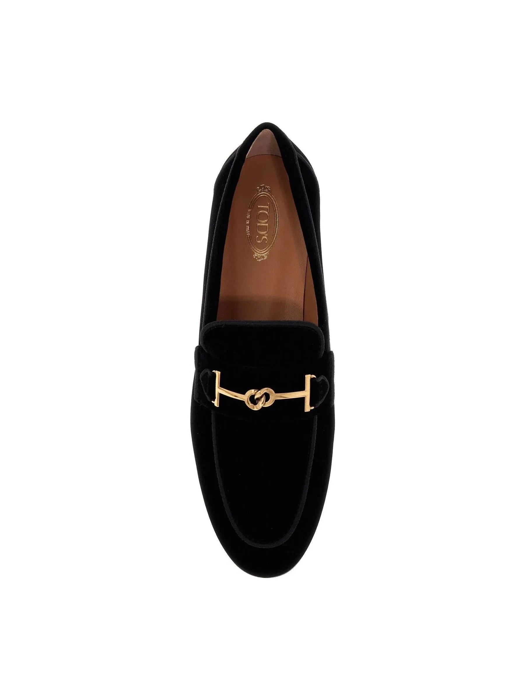 Velvet Suede Metal Loafers